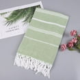 thumbnail image 1 of kladzum Beach Towel Cotton Absorbent Large Size Bath Towel European and American Knitted Striped Fringed Turkish Sand, 1 of 2