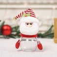 thumbnail image 1 of kladzum Christmas Candy Jar Christmas Decorations Plastic Snack Containers Cute Santa Claus/Snowman/Reindeer Snack Box Transparent Gift Box Candy Box Holiday Party Supplies, 1 of 4