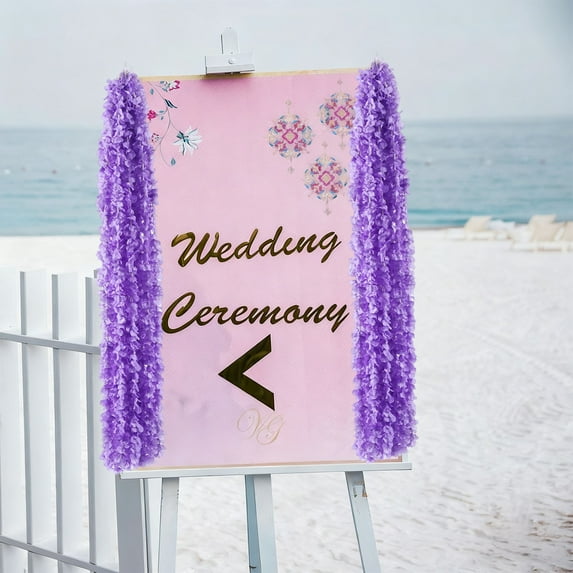 kladzum Christmas Decorations 10pc Christmas Garland 39.3" Artificial Flowers Fake Plants, Indoor And Outdoor Hanging Plants, Gardens Porches Home Weddings Farmhouses Decoration