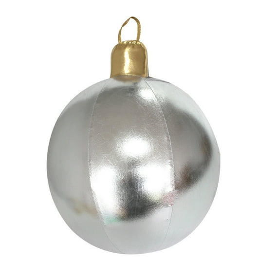 kladzum Christmas Decorations Inflatable Christmas Ball 16 Inches, Christmas Inflatables Ornaments Outdoor Decoration for Courtyard, Patio, Porch, Entrance, Holiday Party Decor