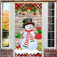 thumbnail image 1 of kladzum Christmas Door Cover Decorations Christmas Hanging Banner Porch Sign with Pattern for Candyland Party Backdrops Decor Indoor Outdoor, 35x71in, 1 of 6