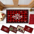 thumbnail image 1 of kladzum Christmas Door Mat 24x16 Inches Christmas Rug Decorative Print Small Carpet Household Foot Mat Holiday Gift Kitchen Bedroom Bathroom Floor Mats Washable Doormat, 1 of 7