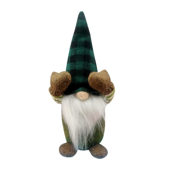 kladzum Christmas Gnomes Christmas Decorations Christmas Ornaments Plaid Face Doll Dwarf Old Man Faceless Doll Decoration