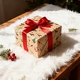 thumbnail image 1 of kladzum Christmas Wrapping Paper 29"x20" Christmas Gift Decoration Paper Vintage Kraft Paper Wrapping Paper Suitable for Christmas Holiday Gift Wrapping and Decoration, 1 of 6