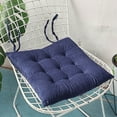 thumbnail image 1 of kladzum Corduroy Strap Chair Cushion Super Soft Seat Cushion 15.7"x15.7" Color Outdoor Chair Cushions Strip Velvet Comfortable Fart Cushion for Indoor Outdoor Travel Camping, 1 of 3