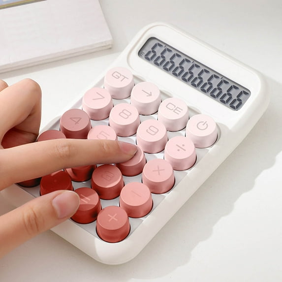 kladzum Desktop Calculator Basic Standard Calculators Mini Digital Deskt Calculator with 10-Digit LCD Display- Calculator Pocket Size for Home School Office Supplies