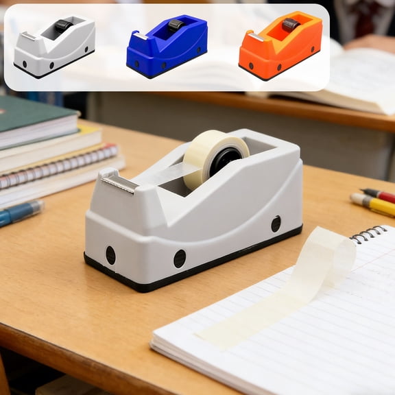 kladzum Desktop Tape Dispenser - Anti-Skid Base Scotch Tape Dispenser, Smooth Cutting for Office & Wrapping