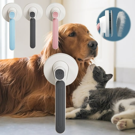 kladzum Dog Brushes for Grooming Pet Comb Supplies Depilatory Comb Pet Hair Care Comb Hair Pulling Comb Pet Hair Brush Special Dog Hair Needle Comb