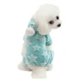 thumbnail image 1 of kladzum Dog Clothes Pet Dog Hooded Four Feet Pajamas Soft Printed Comfortable Paja Puppy Clothes Warm Dog Coat Dogs Costumes, 1 of 2