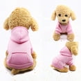 thumbnail image 1 of kladzum Dog Clothes Polyester Hoodied Sweatshirts with Pocket Dog Clothes Pet Clothing Warm Dog Coat Dogs Costume Jacket, 1 of 2