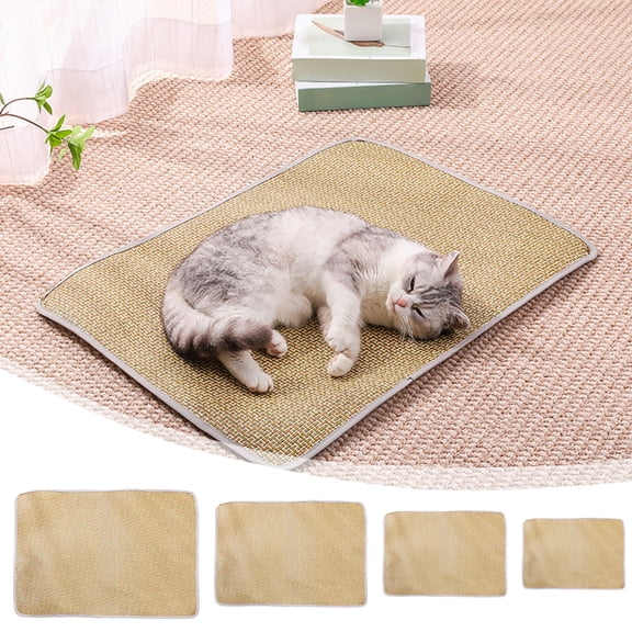 kladzum Dog Cooling Mat Dog Summer Mat Cats Cooler Summer Pet Ice Mat Cooler Dog Mat Fourth Quarter Universal Sleeping Mat Kennel Floor Mat Scratch and Wearproof Rattan Cooler, Dog Crate Pad