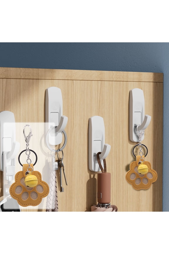 Dog Key Chain Dog Paw Shaped Cute Keychain Reminder Pendant Key Ring with Souvenir Pet Paw Keychains Bag Memorial Gift Multifunction Key Fob, Everyday Convenience