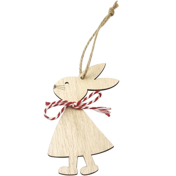 kladzum Easter Bunny Wooden Easter Decorations Easter Spring Wood Bunny Ornament for Easter Spring Home Decor Classroom DIY Crafts