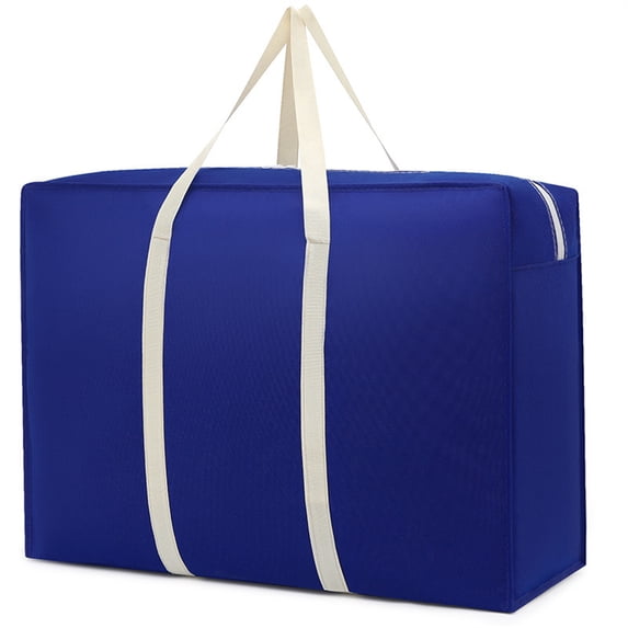 kladzum Extra Large Moving Bags with Strong Zippers & Carrying Handles, Storage Bags for Clothes, Moving Supplies, Space Saving Oversized Storage Bag Foldable Packing and Moving Organization Bag
