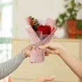 thumbnail image 1 of kladzum Fake Flowers Mini Yarn Bouquet Small Flower Bouquet Finished Product Knitted Hand Woven Mother's Day Gift Matching, 1 of 5