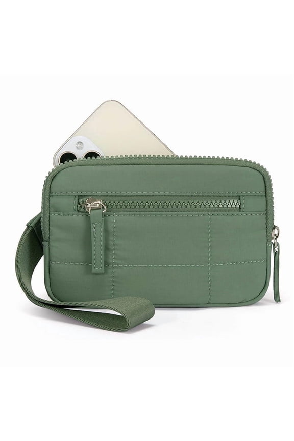 Fashion Casual Wallet Women's Wristlet Wallets Versatile Small Wallets Phone, Card, Key, Coin Purse Travel Wallet with 3 Convenient Zipper Compartments Daily Use, Gift for Women Mom