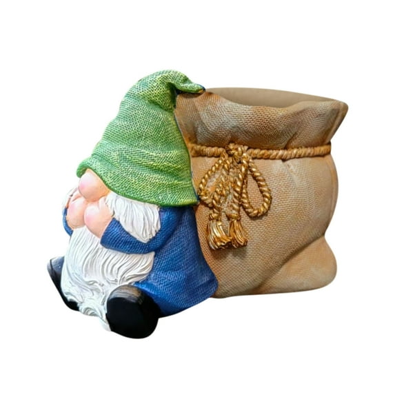 kladzum Garden Gnome Statues for Plant Pots Decorative Flower Pots Resin Gnome Garden Planter A Whimsical Faceless Decoration Suitable for Indoor and Outdoor Use for Garden Decorations