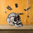 thumbnail image 1 of kladzum Halloween Skeleton Plastic Skeletons Halloween Decorations Realistic Fake Simulation Human Skull HeadBone Model Halloween Prop Realistic Mini Skeleton for Halloween Home Table Decoration, 1 of 5