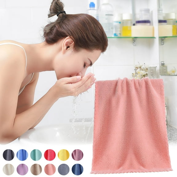 kladzum Hand Towels Super Absorbent Bath Towel, Soft Cotton Bathroom Towels for Bathroom, Hotel, Travel, Sports, Spa 13.77x29.52" Hand Towel