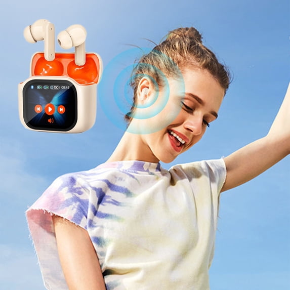 kladzum Headphones Wireless Bluetooth Earbuds - Ultra Long Range Connectivity Earbuds, In-Ear Design with Clear Sound for Daily Use & Travel