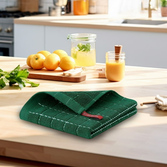 kladzum Kitchen Towels, Super Soft and Absorbent Dish Towels, Cotton Kitchen Cleaning Towel, Household Dishcloth Super Absorbent Cleaning Cloths