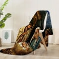 thumbnail image 1 of kladzum Nativity Blanket Flannel Printed Throw Blanket 39.3"x27.5" Soft Cozy Warm Christmas Throw Blanket Multifunction Blankets for Sofa, Bed, Chair, Office, Bedroom, Holiday Gifts, 1 of 6