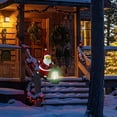 thumbnail image 1 of kladzum Outdoor Christmas Lights Creative Solar-powered Ground-mounted Santa Claus Decorative Lights 32 Inches for Courtyard, Garden, Patio, Holiday Party Decor, 1 of 6
