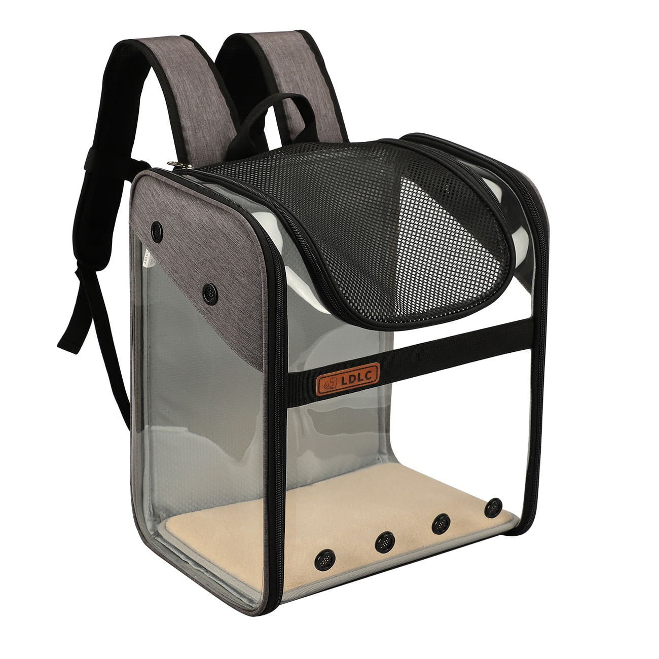 kladzum Pet Carrier Backpack Transparent Visible Pet Backpack Pet Small Dogs Outdoor Travel Bag Carry Supplies