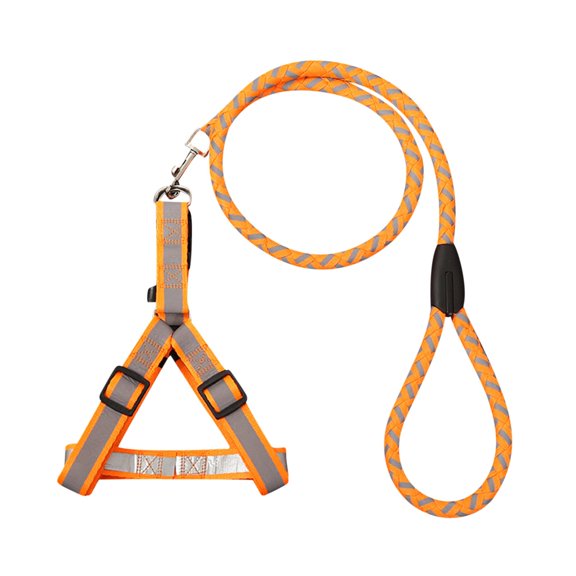 kladzum Pet Dog Collar Traction Rope Outdoor Anti-lost Nylon Ropes Training Leash Slip Lead Strap Collar
