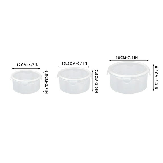 kladzum Plastic Transparent Fruit and Vegetable Storage Box Sealed Lunch Box, Food Container Storage Box