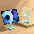 thumbnail image 1 of kladzum Rotating Tablet Stand - Adjustable & Foldable Phone & iPad Holder for Desktop, Portable for Work, Study & Video Calls, 1 of 6