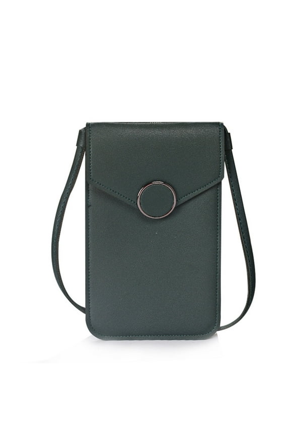 kladzum Small Crossbody Bags Cell Phone Purse for Women, Touchscreen Phone Bags, Mini Leather Purse Shoulder Handbag Wallet with Credit Card Slots