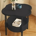 thumbnail image 1 of kladzum Small Side Table for Small Space, 2-Tier Nightstand, Mini Table Easy Small Apartment Bedside Table Small Table for Living Room Bedroom Balcony Office, 1 of 9