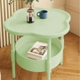 thumbnail image 1 of kladzum Small Side Table for Small Space, 2-Tier Nightstand, Mini Table Easy Small Apartment Bedside Table Small Table for Living Room Bedroom Balcony Office, 1 of 9