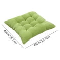 thumbnail image 1 of kladzum Soft Cozy Seat Cushion 15.7"x15.7" Thickened Outdoor Chair Cushions Breathable Seat Cushions Office Sedentary Chair Cushion for Bedroom, Yard, Patio, Puton Cushion, 1 of 6