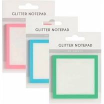 kladzum Sticky Notes Cute Small Notebook Portable Notepad Post-it Notes 50pc, Self-Adhesive Note Pads, Stationery Through Notes for Office, Classroom, Fridge Sticker