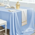 thumbnail image 1 of kladzum Table Cloth Rectangle Table Seamless Satin Tablecloth Rectangular Silkys Soft Tablecloth for Restaurant Wedding Banquet Party Event Decoration, 60x84" Table Cover, 1 of 6