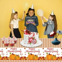 kladzum Table Cloth Thanksgiving Tablecloth Maple Leaf Accessories Holiday Party Background Wall Table Decoration Tablecloth