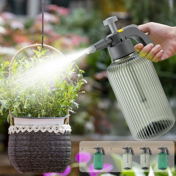 kladzum Thickened Pressure Spray Bottles 67.8oz Plastic Continuous Spray Bottle Portable Watering Can Versatile Gardening Tool Sprayer Watering Pot Spray Bottles for Cleaning