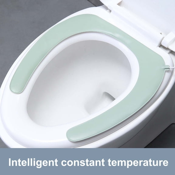 kladzum USB Smart Constant-temperature Heating Toilet Seat Cushion, Winter Heated Toilet Seat Cover Round Toilet Covers for Bathroom, Washroom, Toilet, Home Room Decor