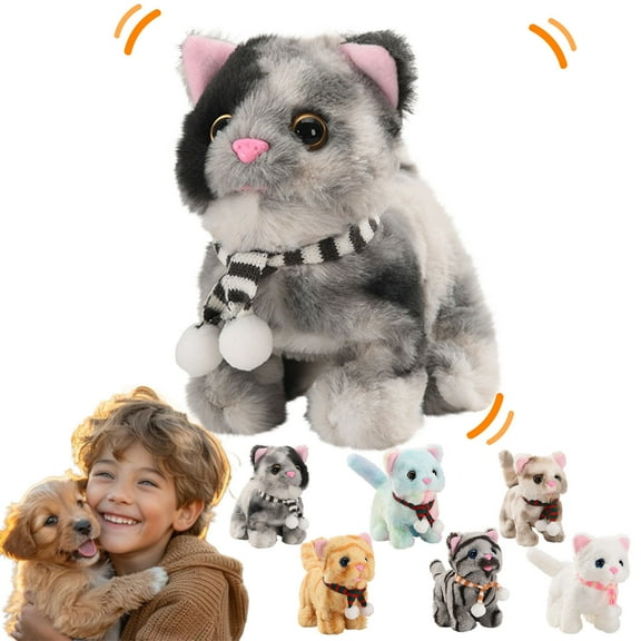 kladzum Walking Dog Toys Interactive Electronic Pet Plushies Toy Realistic Robot The Robot My Simulated Robot Interactive Stuffed Pet Walking Barking Tail Wagging