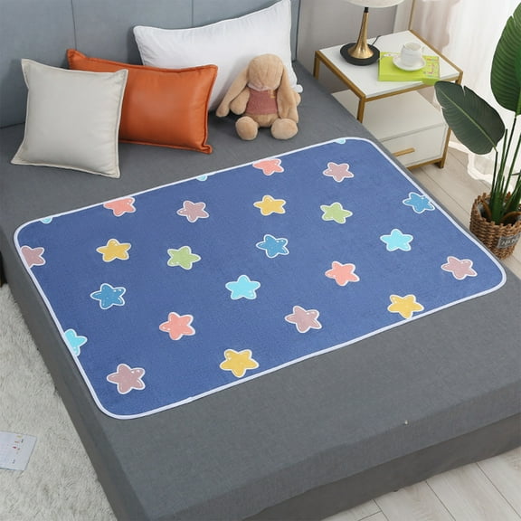 kladzum Waterproof Mattress Pad, Oversized 59x39.37" Quilted, Bed Pad for Incontinence Protection Menstrual Washable, Large Reusable Sheet Bed Pads Bedwetting Underpads for Kids Adults Elderly Pet