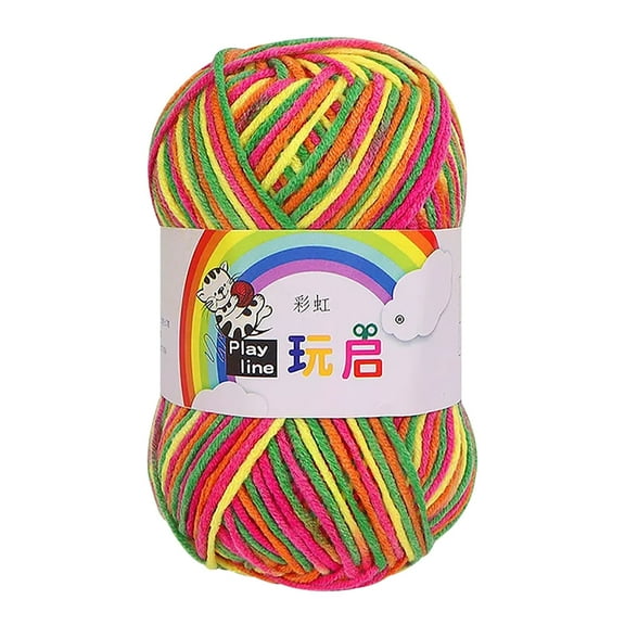 kladzum Yarn for Crocheting Soft Knitting Yarn for Crafts Multicolor Yarn Hand-made DIY Scarf Sweater Coat Bar Needle Thread Baby Line Thick Wool Yarn