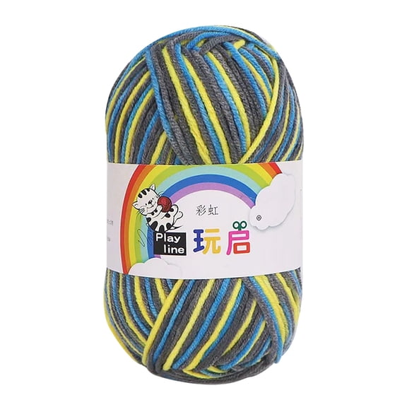 kladzum Yarn for Crocheting Soft Knitting Yarn for Crafts Multicolor Yarn Hand-made DIY Scarf Sweater Coat Bar Needle Thread Baby Line Thick Wool Yarn