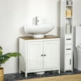 kleankin Modern Bathroom Sink Cabinet, Floor Standing Under Sink ...