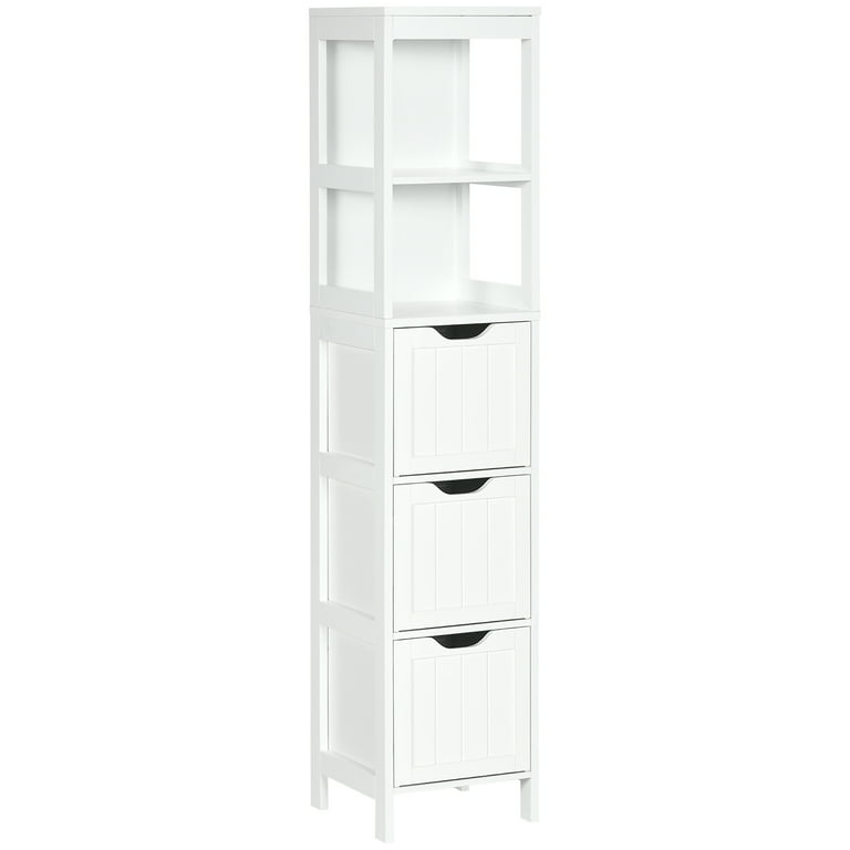 https://i5.walmartimages.com/seo/kleankin-Tall-Bathroom-Cabinet-Slim-Storage-Narrow-Floor-Cabinet-3-Drawers-2-Open-Shelves-Freestanding-Linen-Tower-Small-Space-12-x-56-White_4c978f8e-a8dc-4571-8514-fc31b16ce27b.535ca2196d8cc02581718c655462ebab.jpeg?odnHeight=768&odnWidth=768&odnBg=FFFFFF