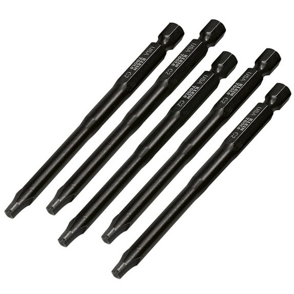 klein c2-35-5 3-1/2-inch #2 metal combination tip power driver - 5pk