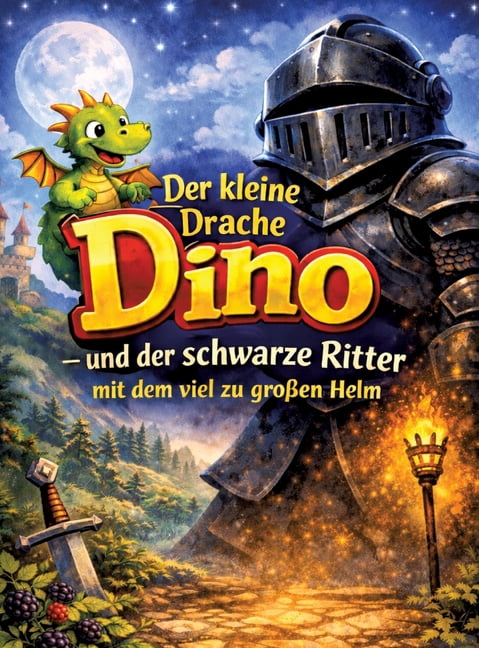 Der kleine Drache Dino: Und der schwarze Ritter mit dem viel zu groÃen Helm (Vorlesegeschichte ab 5 Jahren zum Selberles, (Hardcover)