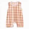 thumbnail image 1 of kmaduk Baby Girl and Boy Romper Cute Cartoon Printed Short Sleeve One-Piece Romper Infant Summer Clothes Jumpsuit Baby Boys' One-Piece Rompers (Orange,18-24 Months), 1 of 4