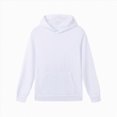 thumbnail image 1 of kmaduk Boys Pullover Hoodies Soft Solid Classic Pull-On Hooded Sweatshirts for Kids (3-14 Years) (White, 9-10 Years), 1 of 5